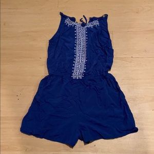 Blue romper